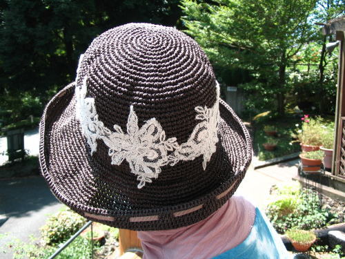伊豆高原　ギャラリー　ショップ　ギャラリーぶなの木　レースの帽子