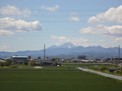 浅間山（春の雲）
