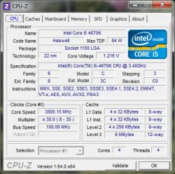 Core i5-4670K CPU-Z