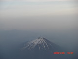 機内よりの富士山