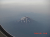 機内よりの富士山
